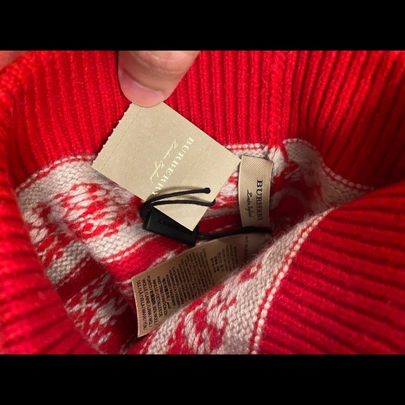 ❤️$195 Burberry Drawstring Wool/Cashmere Beanie NWT - Picture 4 of 5